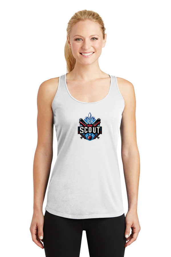 Women's PosiCharge Competitor Racerback Tank  - 502 Color Logo - Image 2