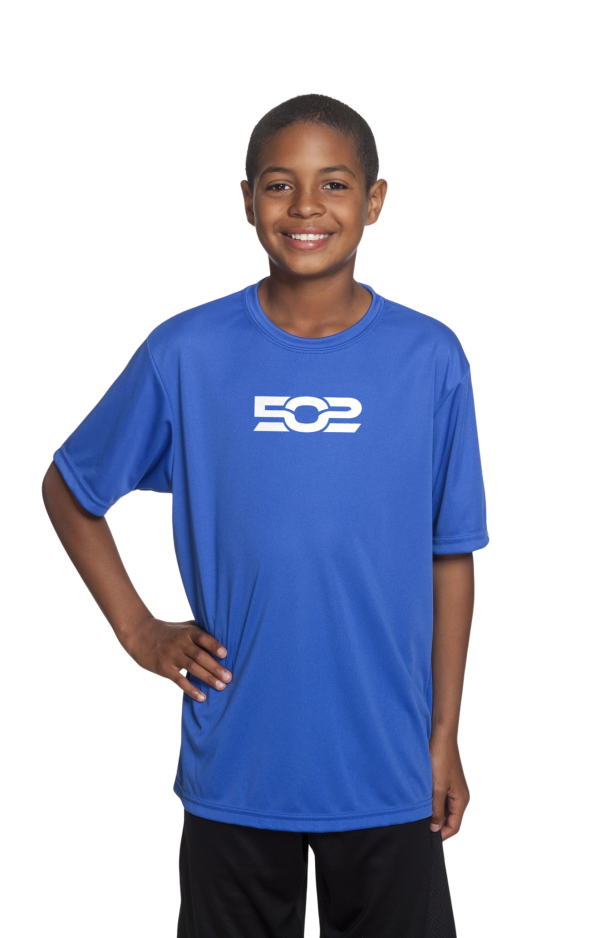 Youth Cooling Performance T-Shirt - 502 Logo Only - Image 2